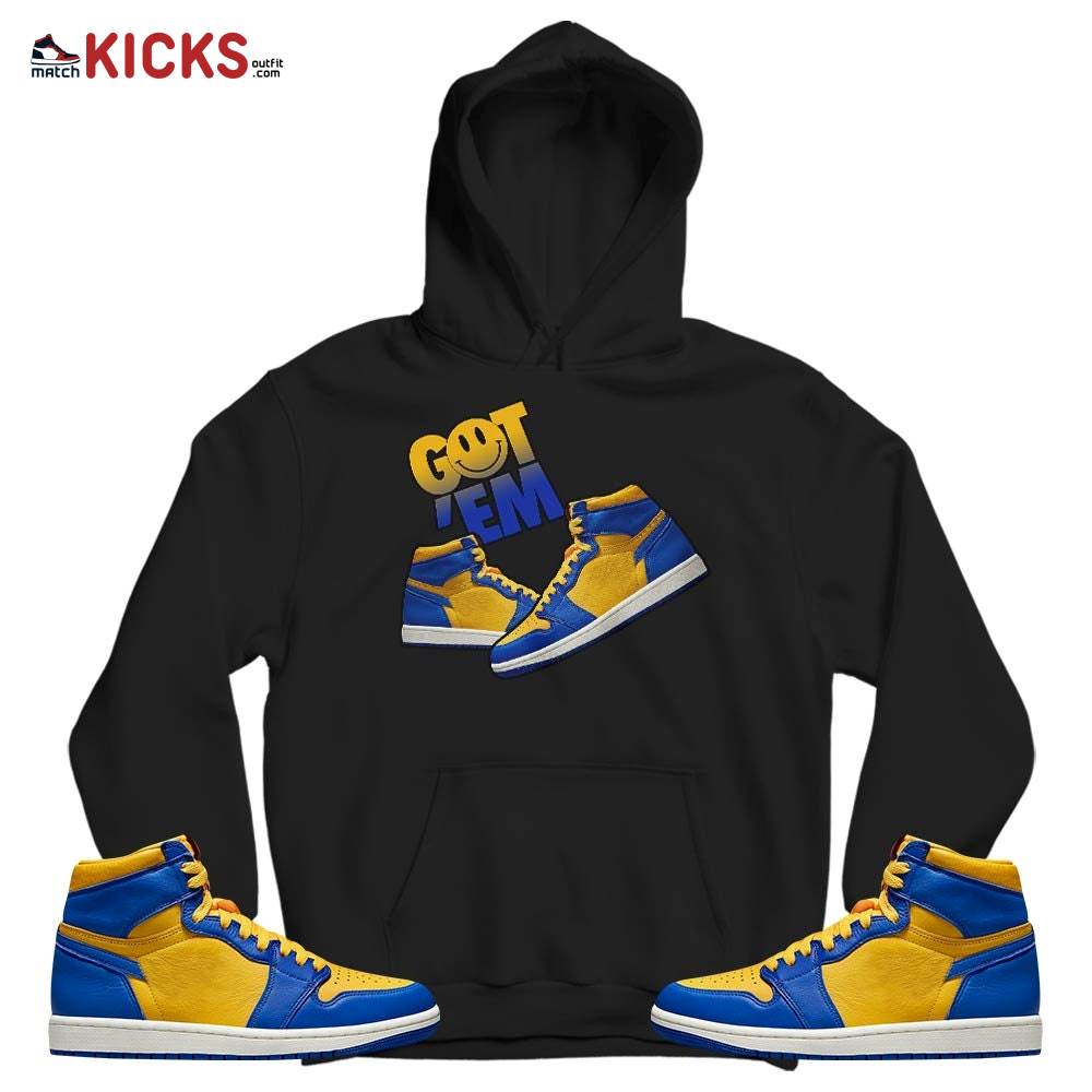 Got Em Shoes Smile Sneaker Shirt Match 2023 Laney 1s, Jordan 1 Retro High Laney MKO T-Shirt Got Em Shoes Smile Sneaker Shirt Match 2023 Laney 1s, Jordan 1 Retro High Laney MKO T-Shirt