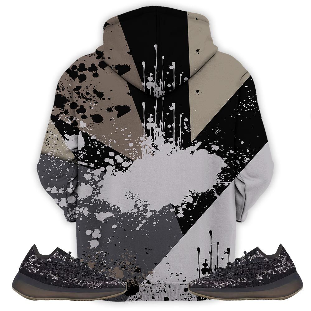 Got Em Shoes Smile Sneaker Shirt Match 380 Onyx Non Reflective, Yeezy Boost 380 Onyx Hoodie Sweatshirt Tee All Over Print MKO Shirt