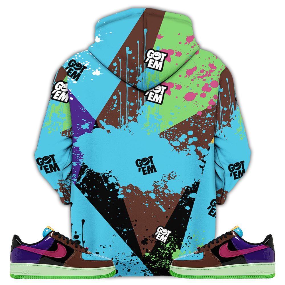 Got Em Shoes Smile Sneaker Shirt Match Af 1 Low Sp Pink Prime, Air Force 1 Undefeated Pink Prime Hoodie Sweatshirt Tee All Over Print MKO Shirt