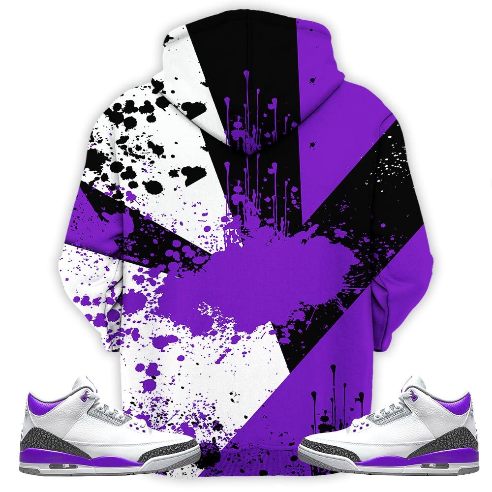 Got Em Shoes Smile Sneaker Shirt Match Dark Iris 3S, Jordan 3 Retro Dark Iris Hoodie Sweatshirt Tee All Over Print MKO Shirt