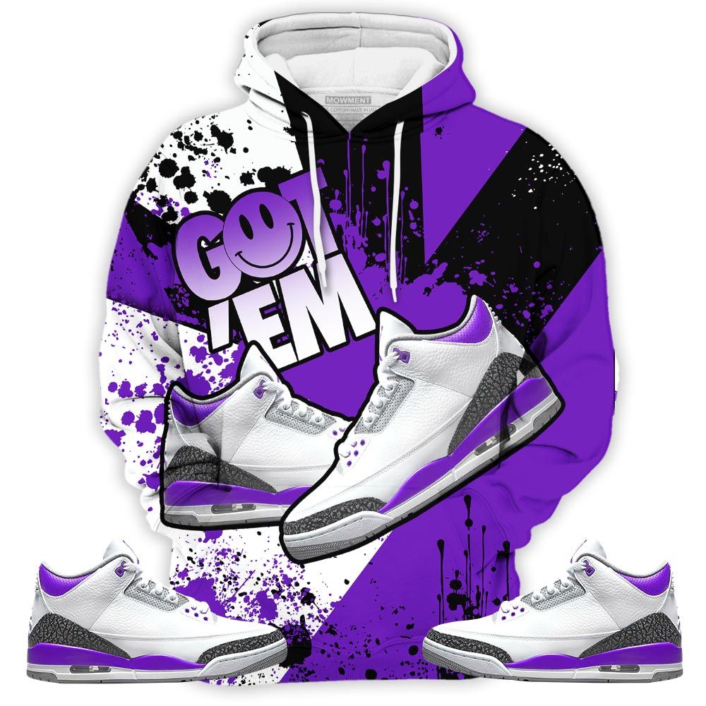 Got Em Shoes Smile Sneaker Shirt Match Dark Iris 3S, Jordan 3 Retro Dark Iris Hoodie Sweatshirt Tee All Over Print MKO Shirt Got Em Shoes Smile Sneaker Shirt Match Dark Iris 3S, Jordan 3 Retro Dark Iris Hoodie Sweatshirt Tee All Over Print MKO Shirt
