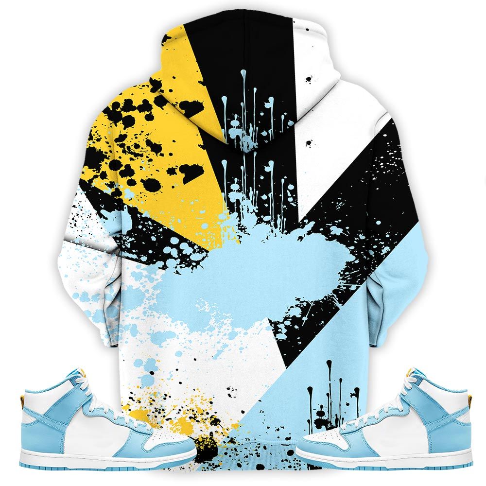 Got Em Shoes Smile Sneaker Shirt Match Dunk High Blue Chill, Dunk High Homer Simpson Hoodie Sweatshirt Tee All Over Print MKO Shirt