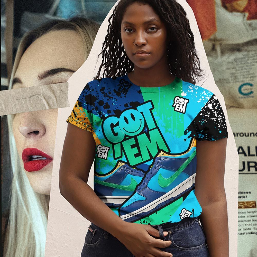 Got Em Shoes Smile Sneaker Shirt Match Dunk Low Gs Kyrie, Dunk Low Gs Electric Algae Hoodie Sweatshirt Tee All Over Print MKO Shirt Got Em Shoes Smile Sneaker Shirt Match Dunk Low Gs Kyrie, Dunk Low Gs Electric Algae Hoodie Sweatshirt Tee All Over Print MKO Shirt