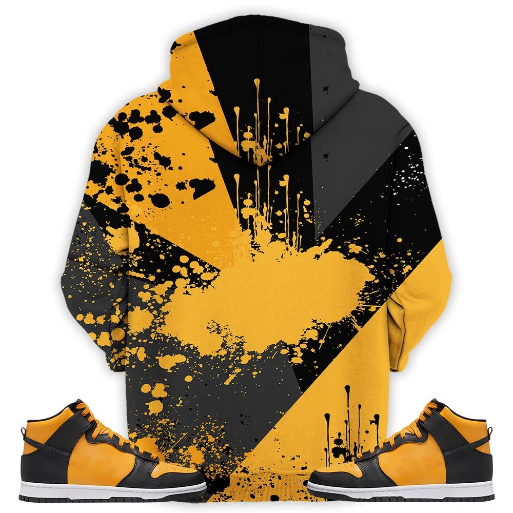 Got Em Shoes Smile Sneaker Shirt Match Dunk Reverse Goldenrod, Dunk High Bruce Lee Hoodie Sweatshirt Tee All Over Print MKO Shirt