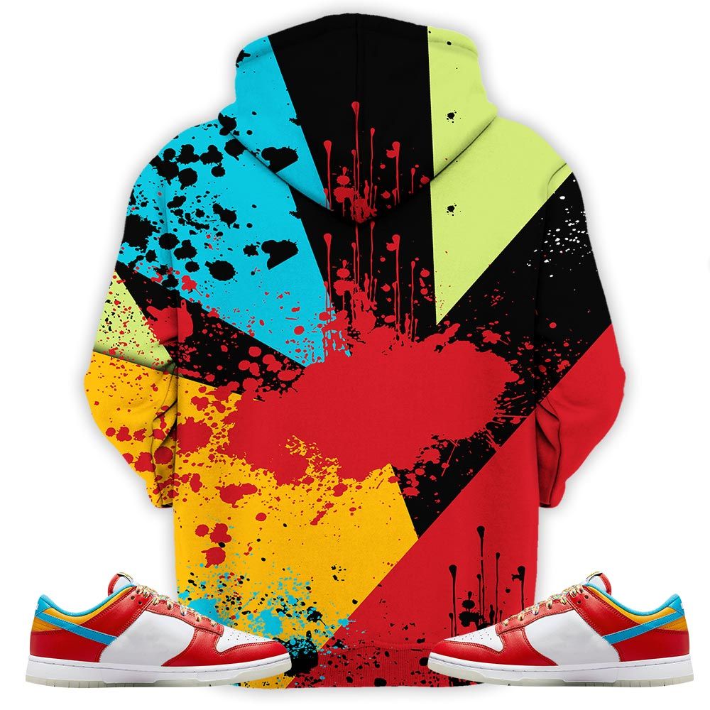 Got Em Shoes Smile Sneaker Shirt Match Fruity Pebbles Dunk Low, Dunk Low Fruity Pebbles Hoodie Sweatshirt Tee All Over Print MKO Shirt