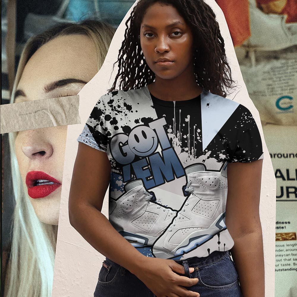 Got Em Shoes Smile Sneaker Shirt Match Georgetown 6S, Jordan 6 Retro Georgetown Hoodie Sweatshirt Tee All Over Print MKO Shirt Got Em Shoes Smile Sneaker Shirt Match Georgetown 6S, Jordan 6 Retro Georgetown Hoodie Sweatshirt Tee All Over Print MKO Shirt