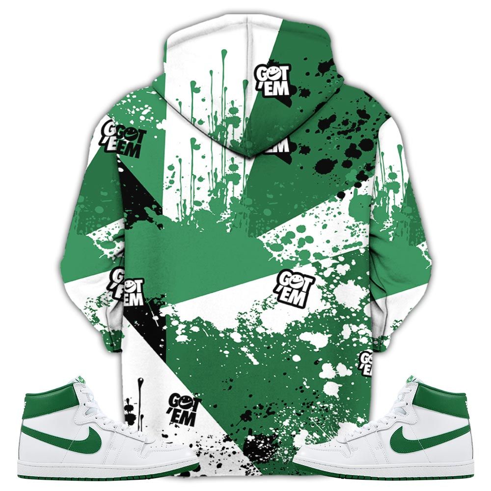 Got Em Shoes Smile Sneaker Shirt Match Golf Sp Pine Green, Air Ship Sp Pine Green Hoodie Sweatshirt Tee All Over Print MKO Shirt