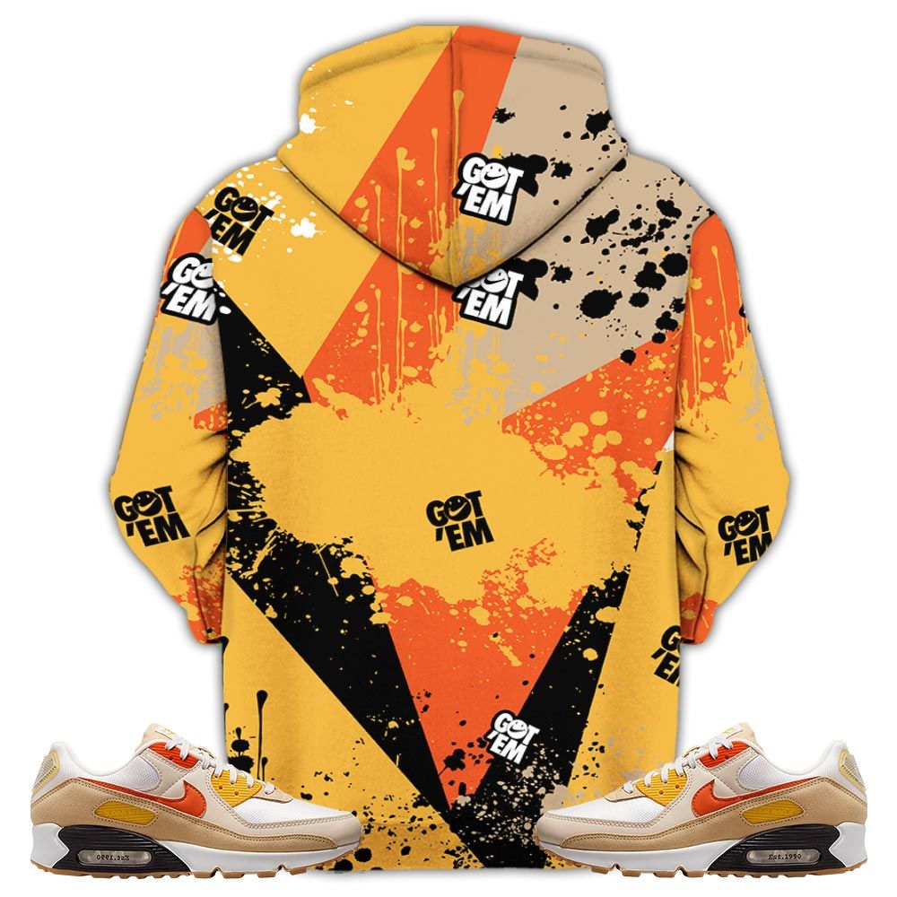 Got Em Shoes Smile Sneaker Shirt Match Max 90 Barometer, Air Max 90 Air Pressure Hoodie Sweatshirt Tee All Over Print MKO Shirt
