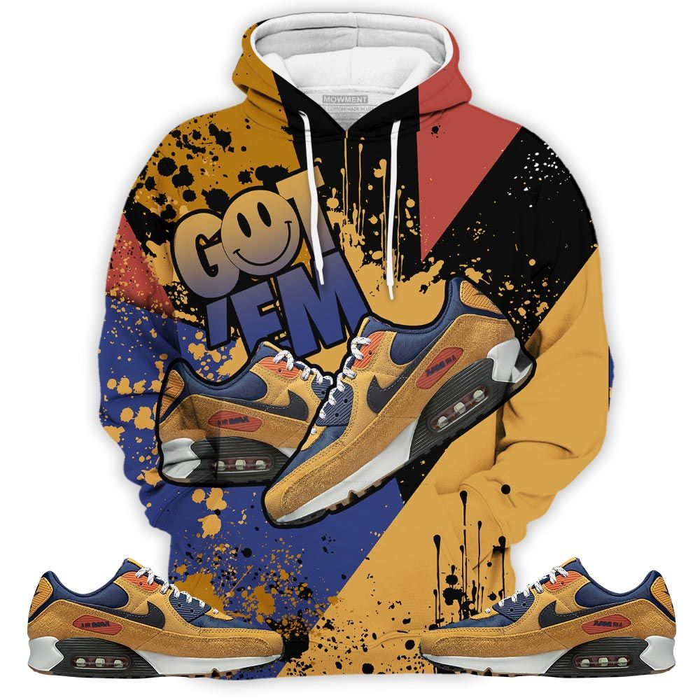 Got Em Shoes Smile Sneaker Shirt Match Max 90 Brown Suede, Air Max 90 Nylon Suede Hoodie Sweatshirt Tee All Over Print MKO Shirt Got Em Shoes Smile Sneaker Shirt Match Max 90 Brown Suede, Air Max 90 Nylon Suede Hoodie Sweatshirt Tee All Over Print MKO Shirt