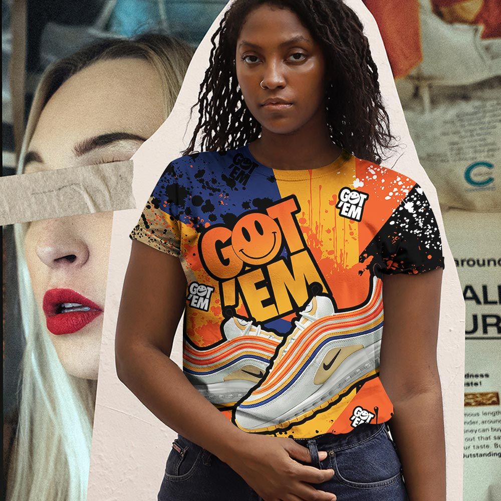 Got Em Shoes Smile Sneaker Shirt Match Max 97 Frank Rudy, Air Max 97 Se Air Pressure Hoodie Sweatshirt Tee All Over Print MKO Shirt Got Em Shoes Smile Sneaker Shirt Match Max 97 Frank Rudy, Air Max 97 Se Air Pressure Hoodie Sweatshirt Tee All Over Print MKO Shirt