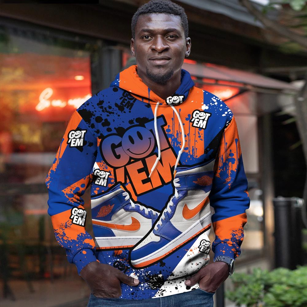 Got Em Shoes Smile Sneaker Shirt Match Mid Knicks 1S, Jordan 1 Mid Knicks Hoodie Sweatshirt Tee All Over Print MKO Shirt Got Em Shoes Smile Sneaker Shirt Match Mid Knicks 1S, Jordan 1 Mid Knicks Hoodie Sweatshirt Tee All Over Print MKO Shirt