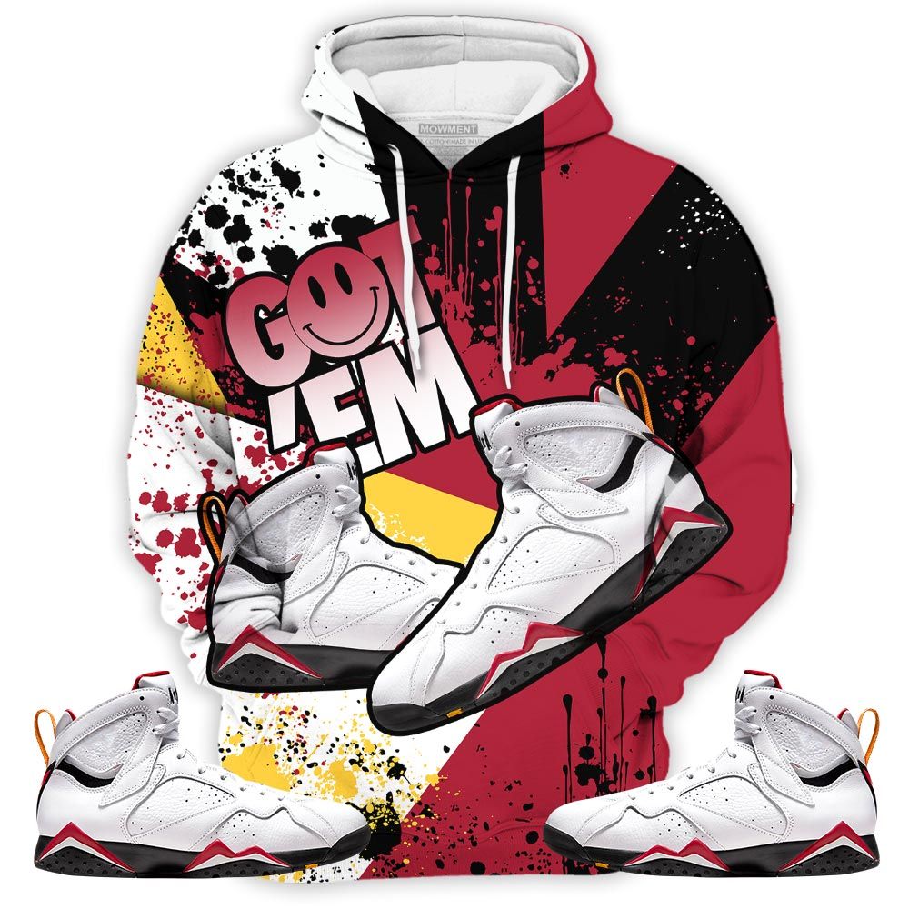 Got Em Shoes Smile Sneaker Shirt Match Og Cardinal 7S, Jordan 7 Retro Cardinal Hoodie Sweatshirt Tee All Over Print MKO Shirt Got Em Shoes Smile Sneaker Shirt Match Og Cardinal 7S, Jordan 7 Retro Cardinal Hoodie Sweatshirt Tee All Over Print MKO Shirt