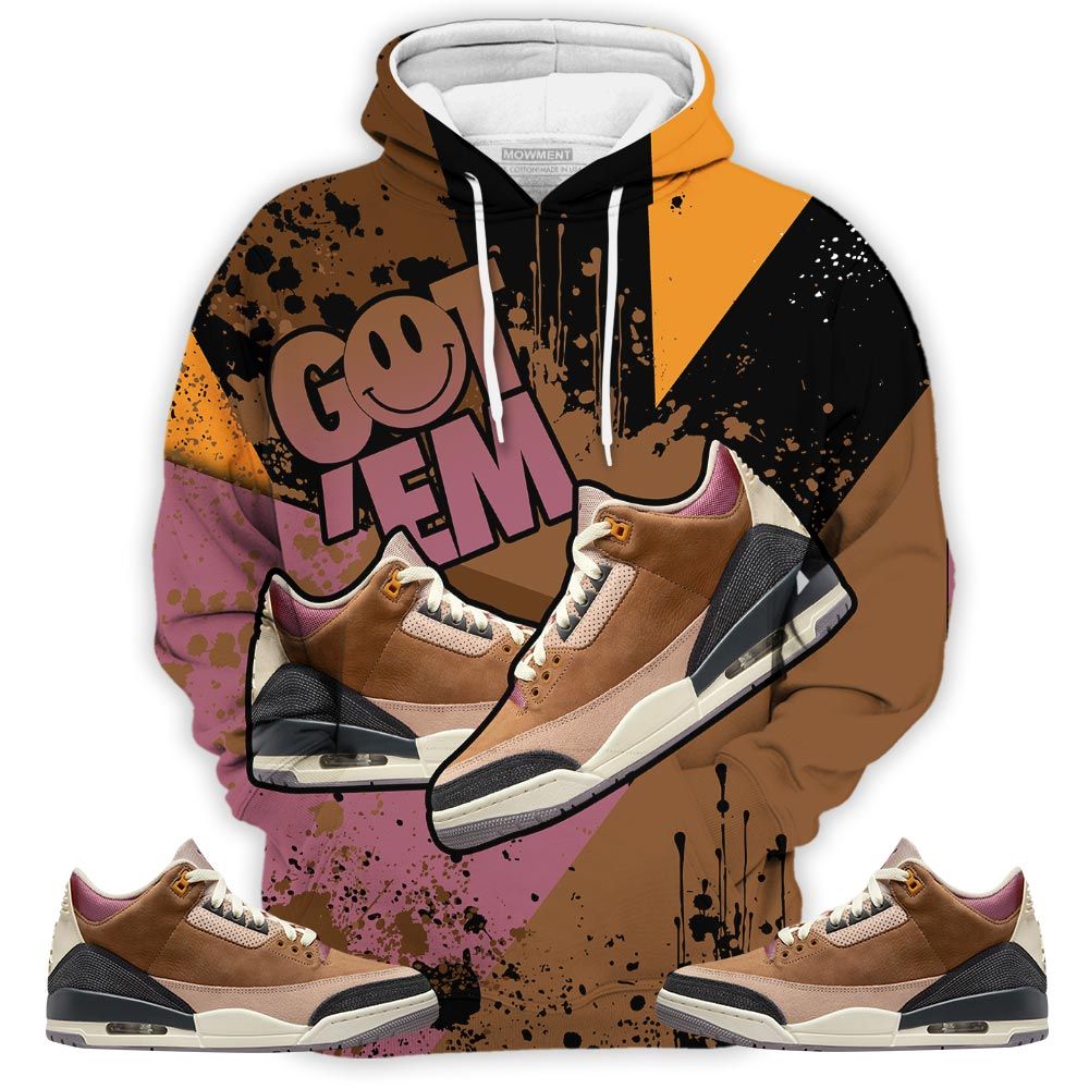 Got Em Shoes Smile Sneaker Shirt Match Retro Archaeo Brown 3S, Jordan 3 Archaeo Brown Hoodie Sweatshirt Tee All Over Print MKO Shirt Got Em Shoes Smile Sneaker Shirt Match Retro Archaeo Brown 3S, Jordan 3 Archaeo Brown Hoodie Sweatshirt Tee All Over Print MKO Shirt