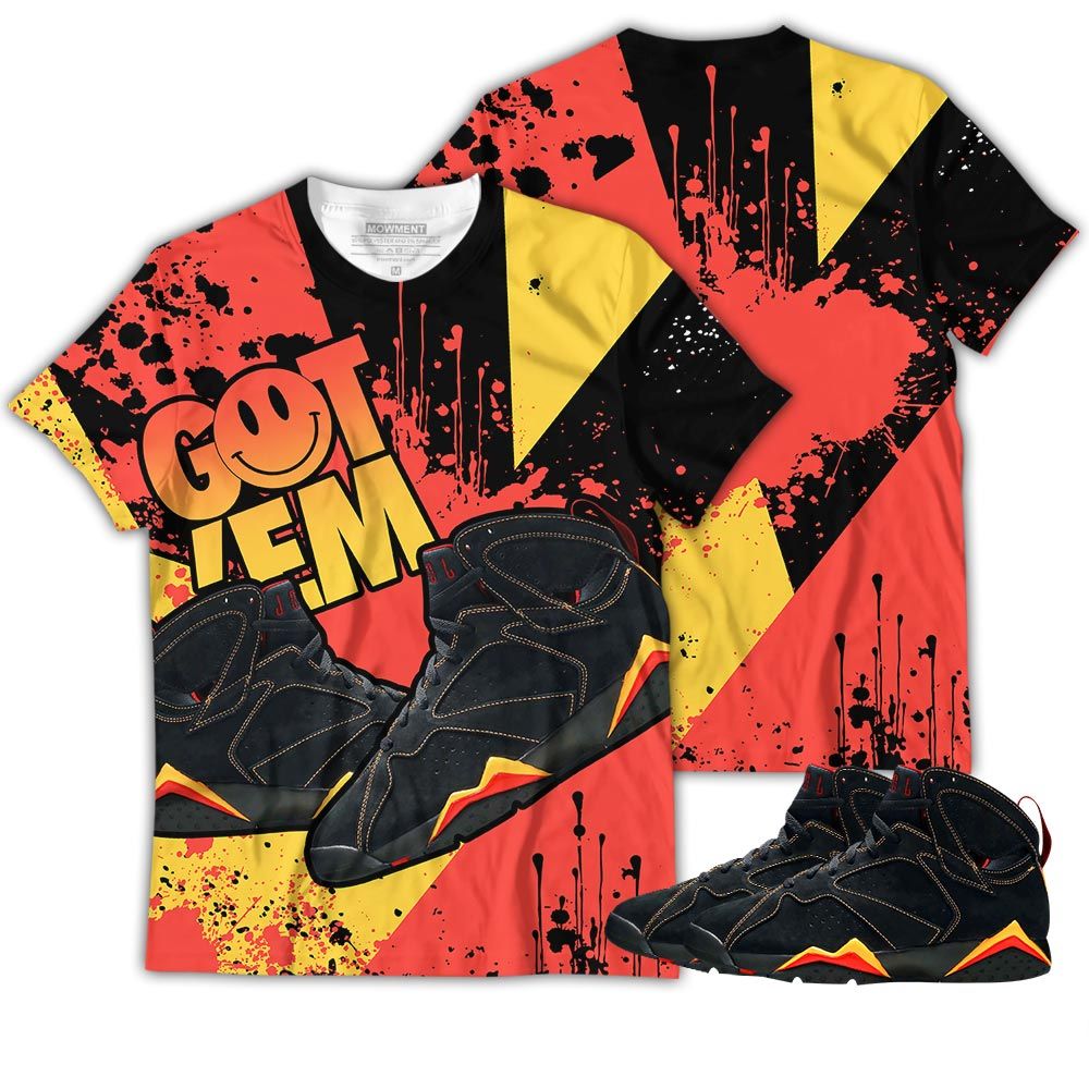Got Em Shoes Smile Sneaker Shirt Match Retro Citrus 7S, Jordan 7 Retro Citrus Hoodie Sweatshirt Tee All Over Print MKO Shirt Got Em Shoes Smile Sneaker Shirt Match Retro Citrus 7S, Jordan 7 Retro Citrus Hoodie Sweatshirt Tee All Over Print MKO Shirt
