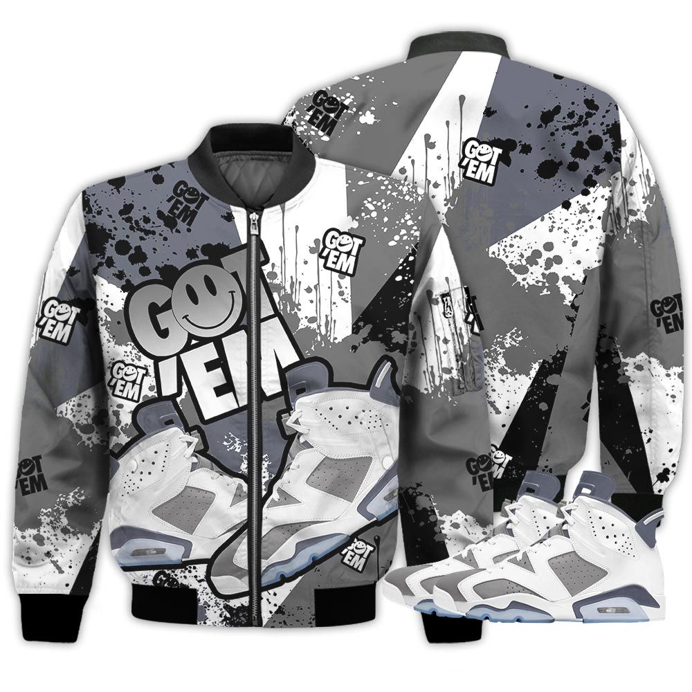 Got Em Shoes Smile Sneaker Shirt Match Retro Cool Grey 6S, Jordan 6 Cool Grey Hoodie Sweatshirt Tee All Over Print MKO Shirt Got Em Shoes Smile Sneaker Shirt Match Retro Cool Grey 6S, Jordan 6 Cool Grey Hoodie Sweatshirt Tee All Over Print MKO Shirt