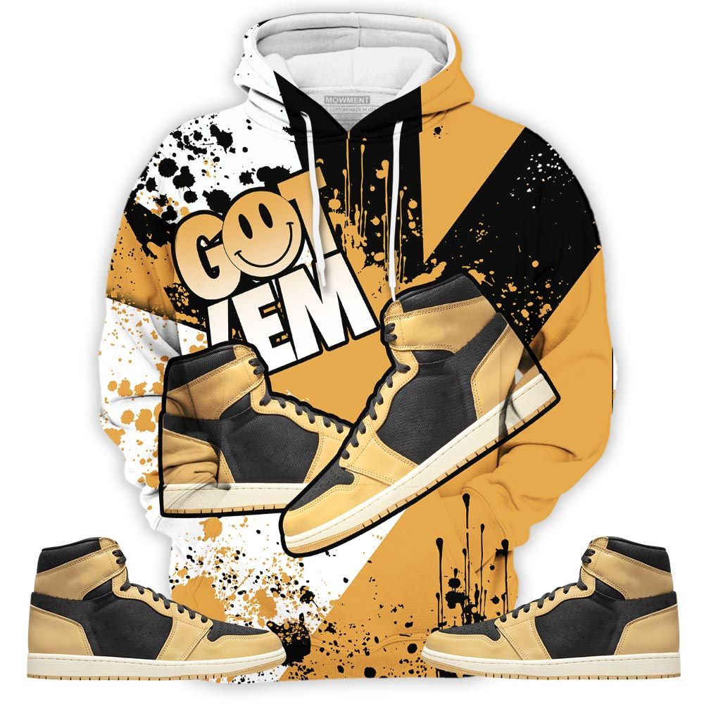 Got Em Shoes Smile Sneaker Shirt Match Retro Heirloom 1S, Jordan 1 Retro High Og Heirloom Hoodie Sweatshirt Tee All Over Print MKO Shirt Got Em Shoes Smile Sneaker Shirt Match Retro Heirloom 1S, Jordan 1 Retro High Og Heirloom Hoodie Sweatshirt Tee All Over Print MKO Shirt