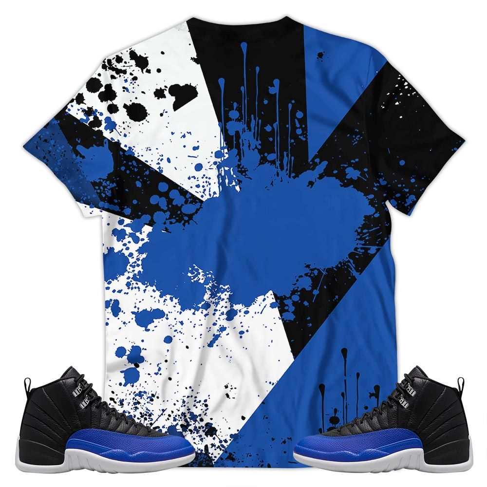 Got Em Shoes Smile Sneaker Shirt Match Retro Hyper Royal 12S, Jordan 12 Hyper Royal Hoodie Sweatshirt Tee All Over Print MKO Shirt