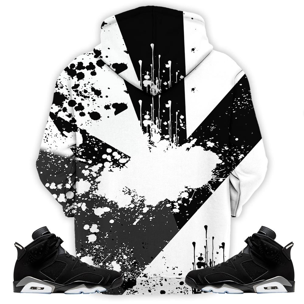 Got Em Shoes Smile Sneaker Shirt Match Retro Metallic Silver 6S, Jordan 6 Black Chrome Hoodie Sweatshirt Tee All Over Print MKO Shirt