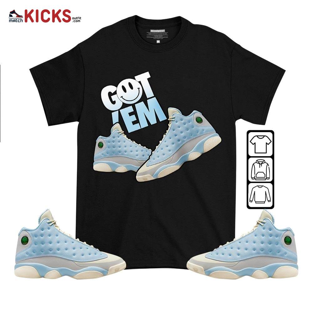 Got Em Shoes Smile Sneaker Shirt Match SoleFly 13s, Jordan 13 Retro SoleFly MKO T-Shirt