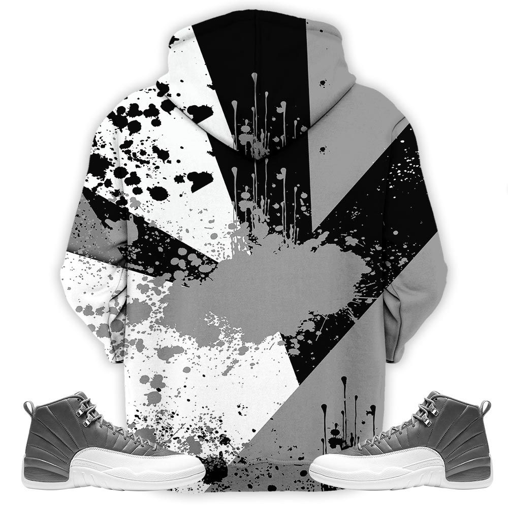 Got Em Shoes Smile Sneaker Shirt Match Stealth 12S, Jordan 12 Retro Stealth Hoodie Sweatshirt Tee All Over Print MKO Shirt