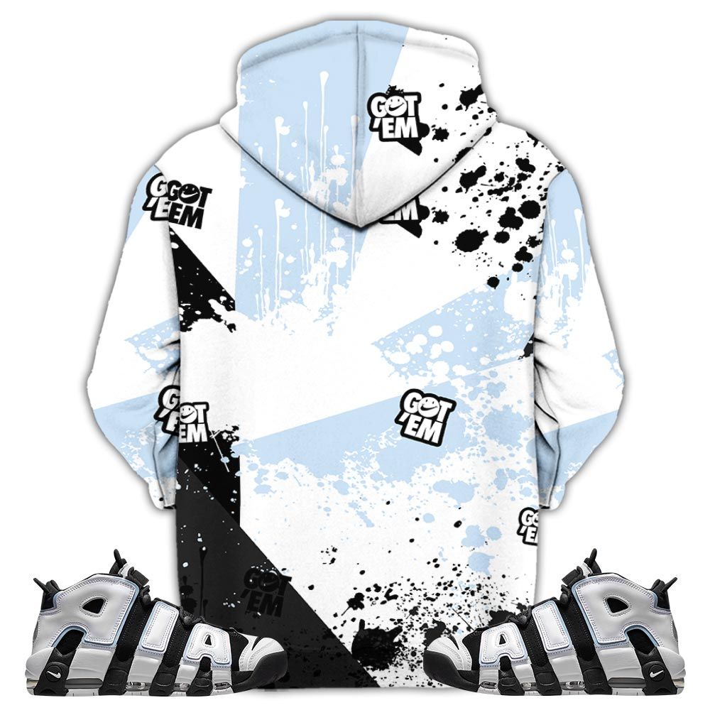 Got Em Shoes Smile Sneaker Shirt Match Uptempo Cobalt Bliss, Air More Uptempo Cobalt Bliss Hoodie Sweatshirt Tee All Over Print MKO Shirt