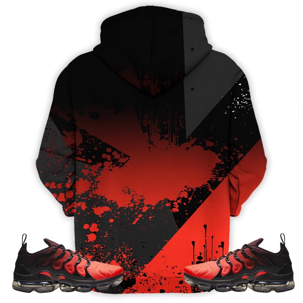 Got Em Shoes Smile Sneaker Shirt Match Vapormax Plus Red Black, Air Vapormax Plus Darth Maul Hoodie Sweatshirt Tee All Over Print MKO Shirt