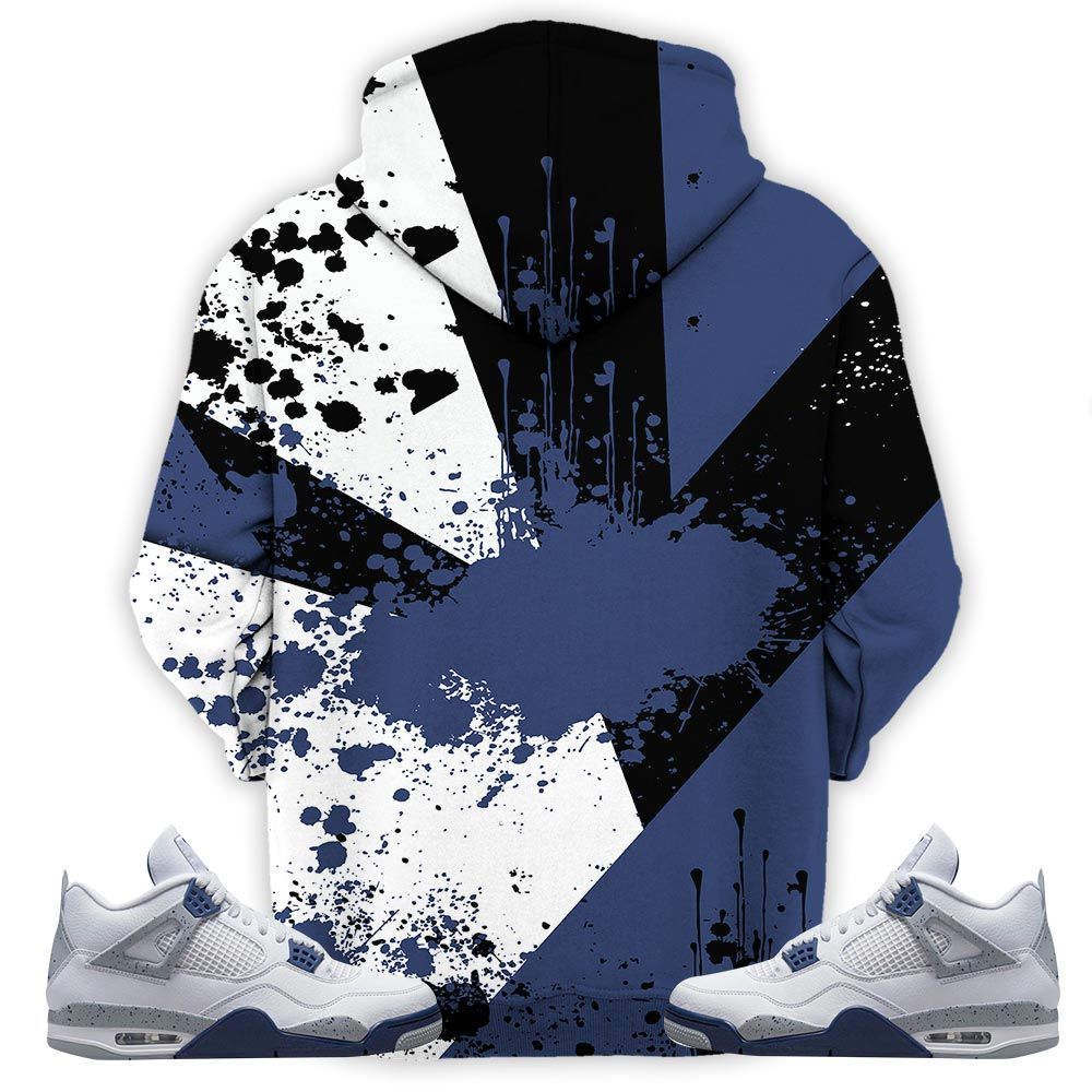 Got Em Shoes Smile Sneaker Shirt Match White Midnight Navy 4S, Jordan 4 Retro Midnight Navy Hoodie Sweatshirt Tee All Over Print MKO Shirt