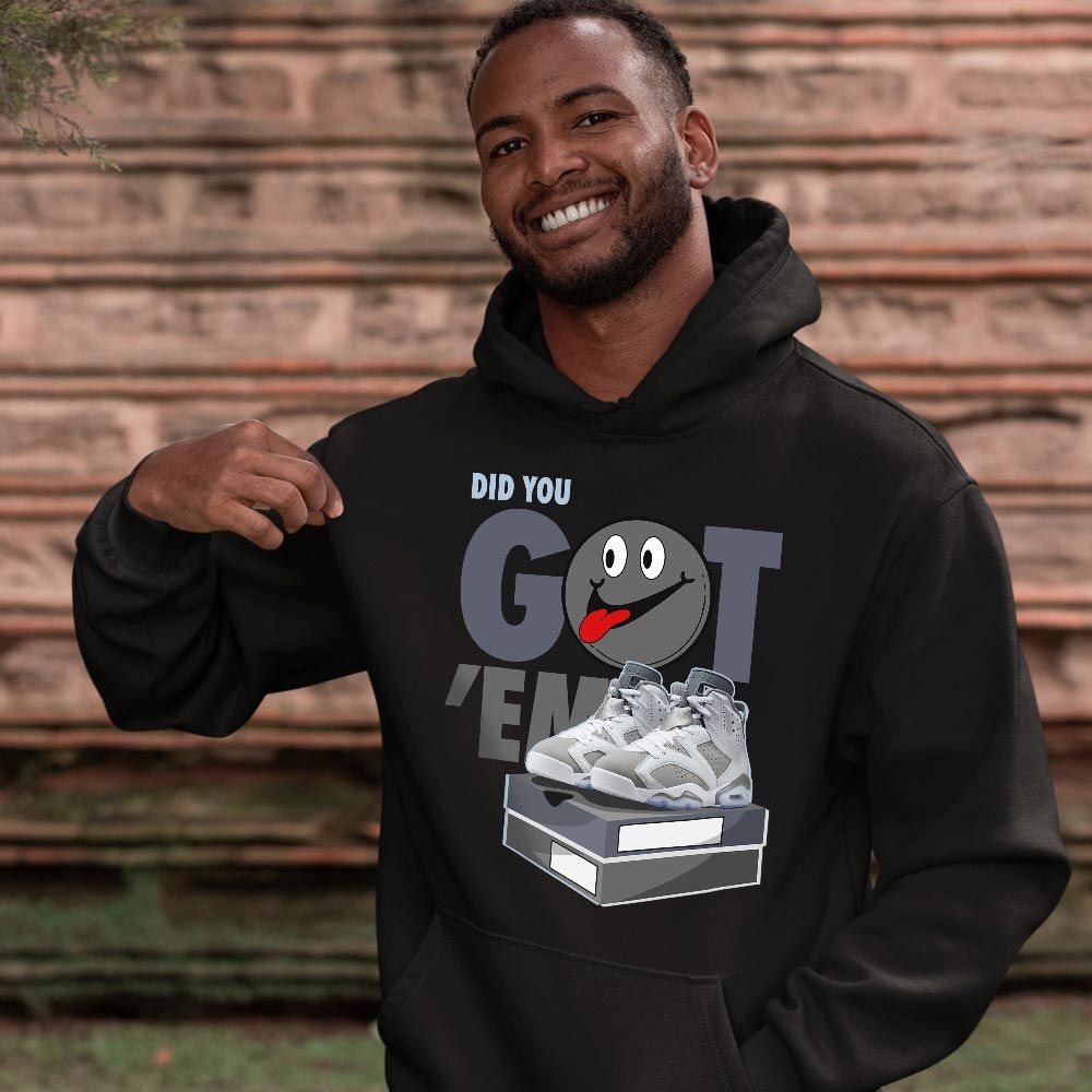 Got Em Smile Girl Sneaker Shirt Match Retro Cool Grey 6s, Jordan 6 Cool Grey MKO T-Shirt Got Em Smile Girl Sneaker Shirt Match Retro Cool Grey 6s, Jordan 6 Cool Grey MKO T-Shirt