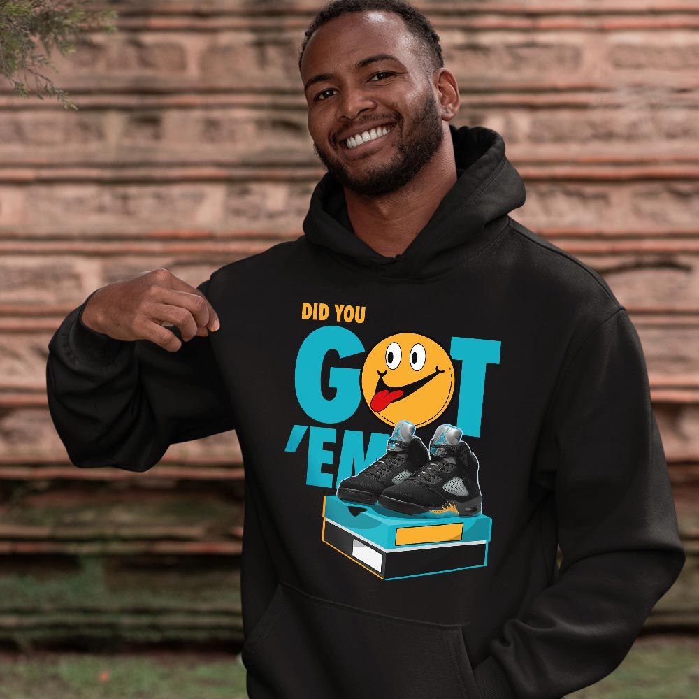 Got Em Smile Sneaker Shirt Match 2023 Retro Aqua 5s, Jordan 5 Aqua MKO T-Shirt Got Em Smile Sneaker Shirt Match 2023 Retro Aqua 5s, Jordan 5 Aqua MKO T-Shirt