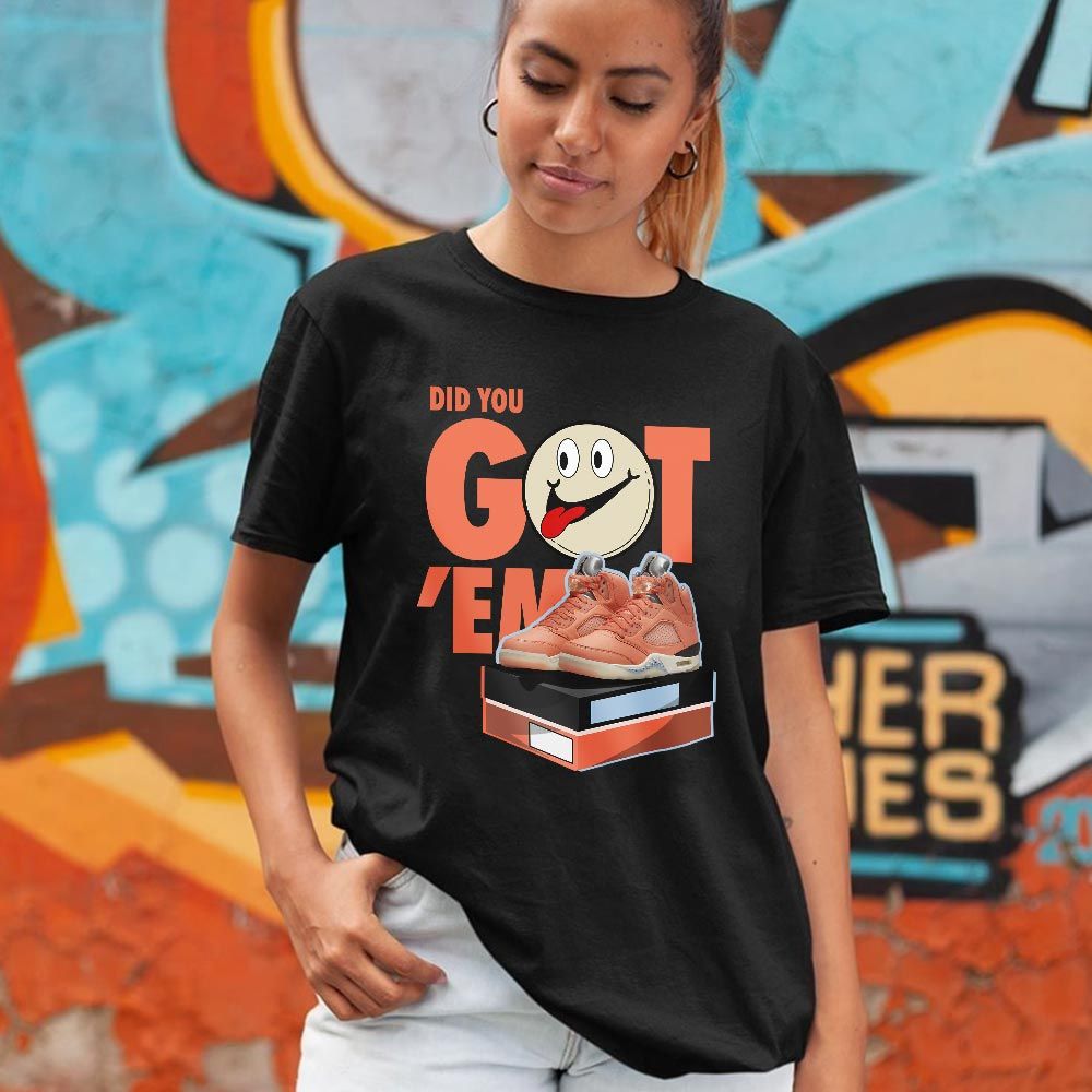 Got Em Smile Sneaker Shirt Match Crimson Bliss 5s, Jordan 5 DJ Khaled Crimson Bliss MKO T-Shirt Got Em Smile Sneaker Shirt Match Crimson Bliss 5s, Jordan 5 DJ Khaled Crimson Bliss MKO T-Shirt