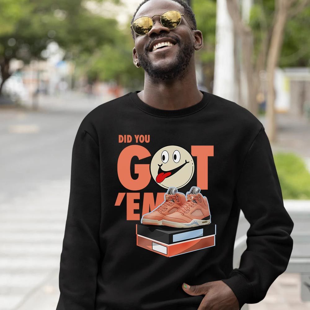 Got Em Smile Sneaker Shirt Match Crimson Bliss 5s, Jordan 5 DJ Khaled Crimson Bliss MKO T-Shirt Got Em Smile Sneaker Shirt Match Crimson Bliss 5s, Jordan 5 DJ Khaled Crimson Bliss MKO T-Shirt