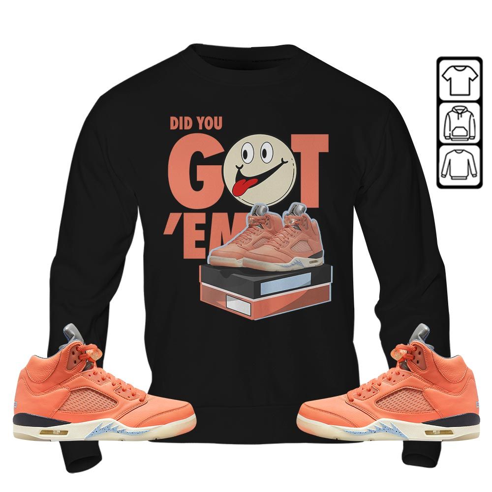 Got Em Smile Sneaker Shirt Match Crimson Bliss 5s, Jordan 5 DJ Khaled Crimson Bliss MKO T-Shirt Got Em Smile Sneaker Shirt Match Crimson Bliss 5s, Jordan 5 DJ Khaled Crimson Bliss MKO T-Shirt