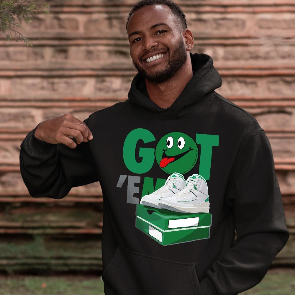 Got Em Smile Sneaker Shirt Match Lucky Green 2s, Jordan 2 Lucky Green MKO T-Shirt Got Em Smile Sneaker Shirt Match Lucky Green 2s, Jordan 2 Lucky Green MKO T-Shirt