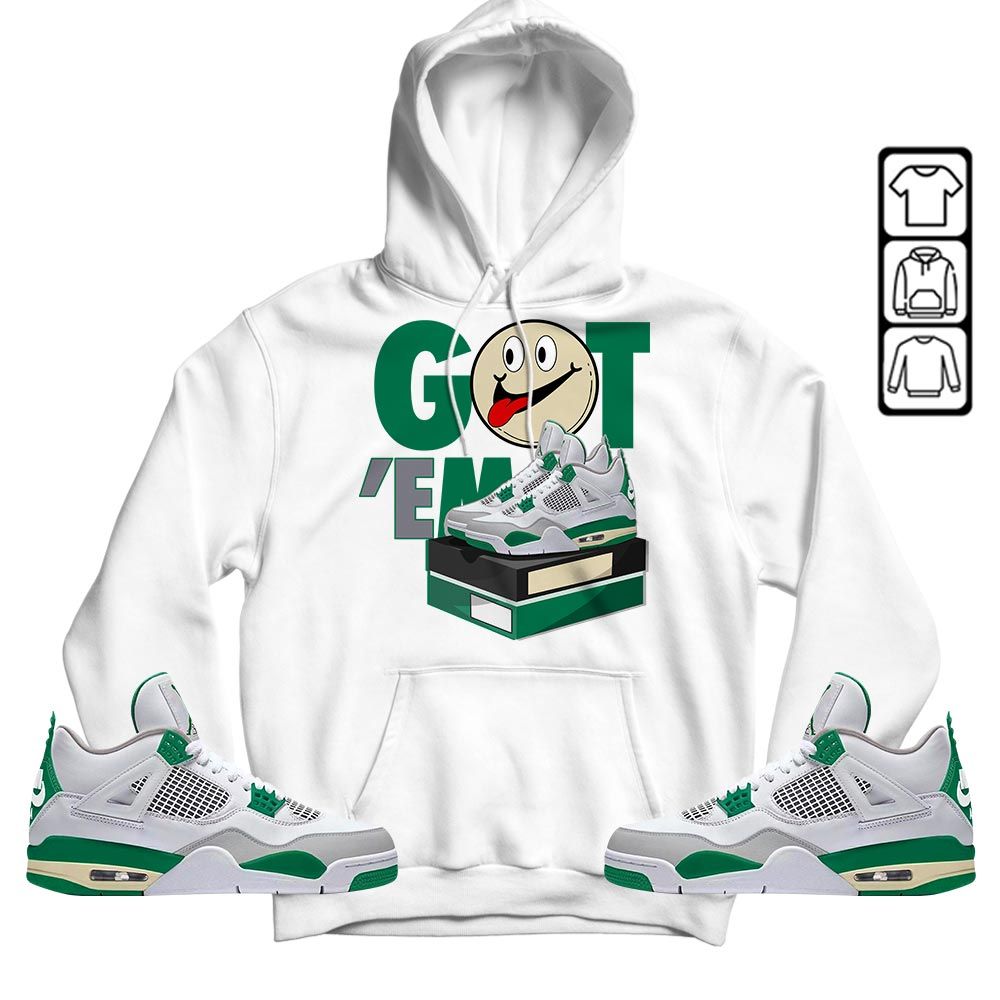 Got Em Smile Sneaker Shirt Match Retro Pine Green 4s, Jordan 4 Pine Green MKO T-Shirt