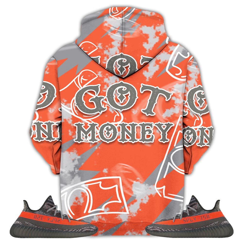 Got Money Bunny Sneaker Shirt Match Boost 350 V2 Dark Beluga, Yeezy 350 V2 Carbon Beluga Hoodie Sweatshirt Tee All Over Print MKO Shirt