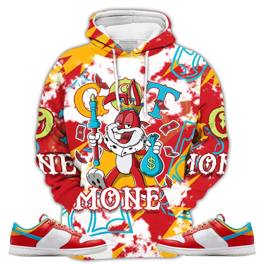 Got Money Bunny Sneaker Shirt Match Fruity Pebbles Shoes, Dunk Low Fruity Pebbles Hoodie Sweatshirt Tee All Over Print MKO Shirt Got Money Bunny Sneaker Shirt Match Fruity Pebbles Shoes, Dunk Low Fruity Pebbles Hoodie Sweatshirt Tee All Over Print MKO Shirt