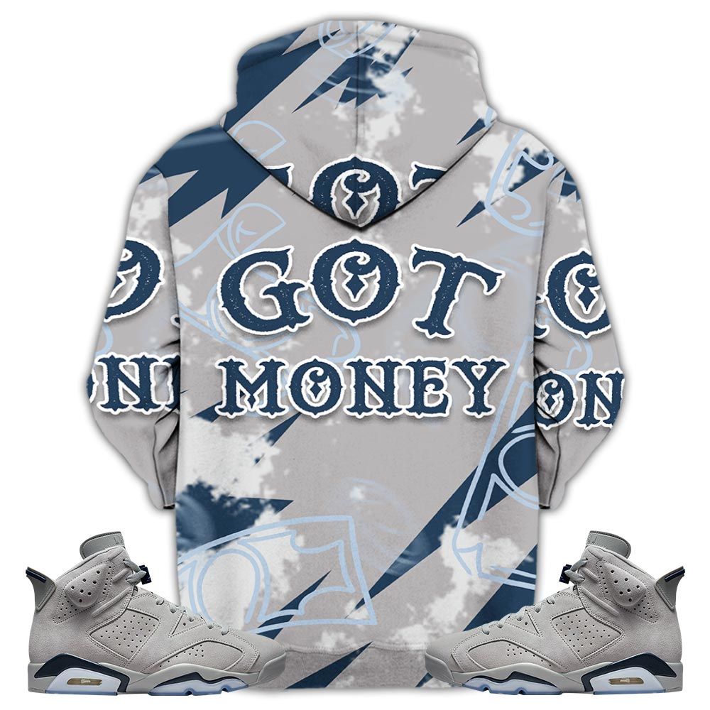 Got Money Bunny Sneaker Shirt Match Georgetown 6S, Jordan 6 Retro Georgetown Hoodie Sweatshirt Tee All Over Print MKO Shirt