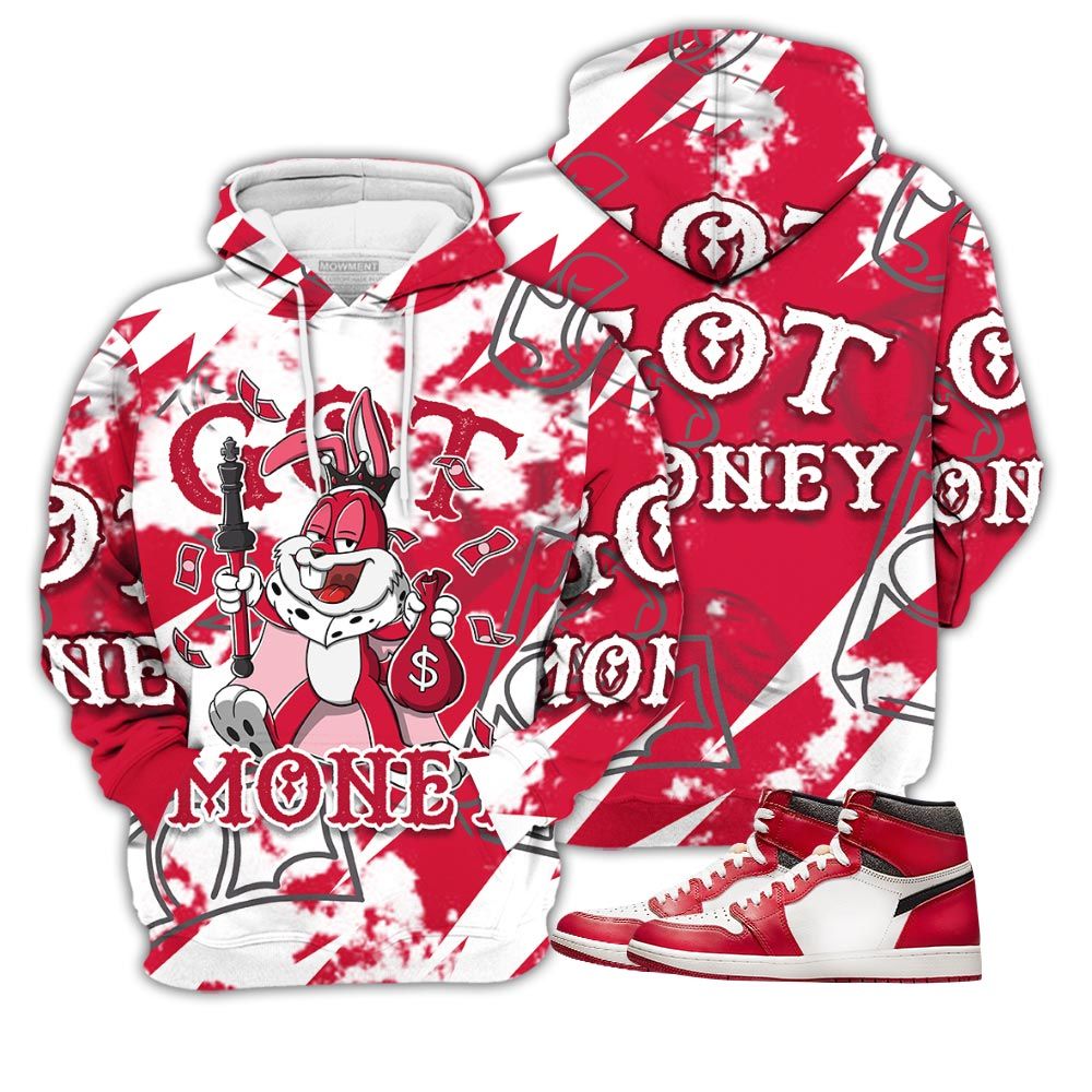 Got Money Bunny Sneaker Shirt Match High Og Chicago 1S, Jordan 1 Lost Found Chicago Hoodie Sweatshirt Tee All Over Print MKO Shirt Got Money Bunny Sneaker Shirt Match High Og Chicago 1S, Jordan 1 Lost Found Chicago Hoodie Sweatshirt Tee All Over Print MKO Shirt