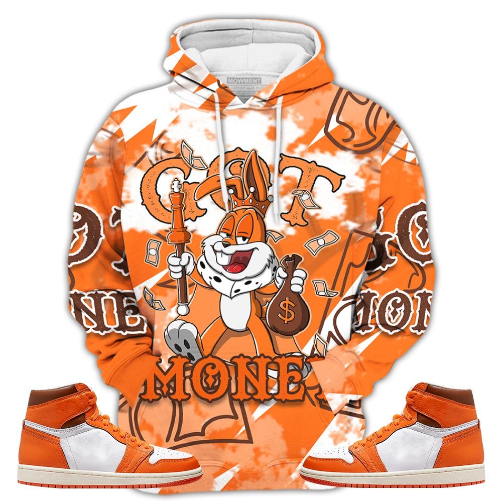 Got Money Bunny Sneaker Shirt Match High Og Starfish 1S, Jordan 1 Retro High Og Starfish Hoodie Sweatshirt Tee All Over Print MKO Shirt Got Money Bunny Sneaker Shirt Match High Og Starfish 1S, Jordan 1 Retro High Og Starfish Hoodie Sweatshirt Tee All Over Print MKO Shirt