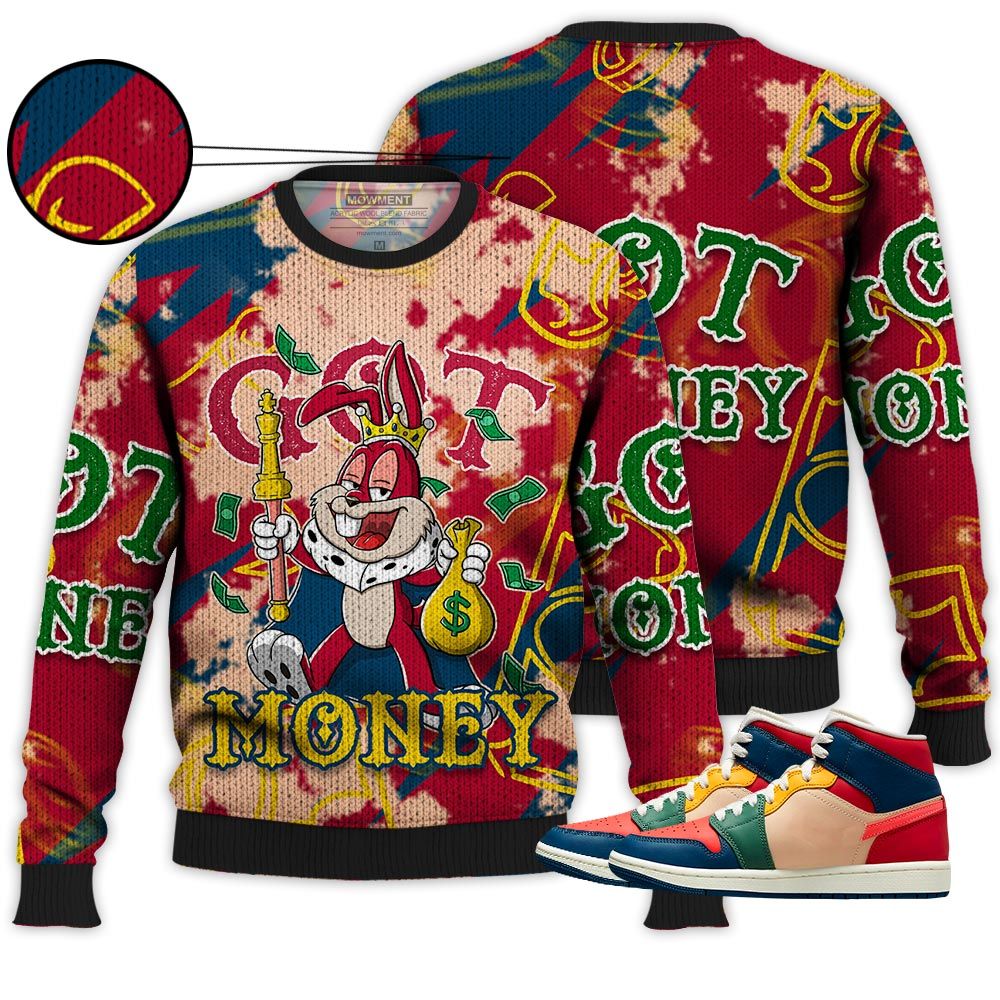Got Money Bunny Sneaker Shirt Match Multi Color 2022 1S, Jordan 1 Mid Multi Color 2022 Hoodie Sweatshirt Tee All Over Print MKO Shirt Got Money Bunny Sneaker Shirt Match Multi Color 2022 1S, Jordan 1 Mid Multi Color 2022 Hoodie Sweatshirt Tee All Over Print MKO Shirt