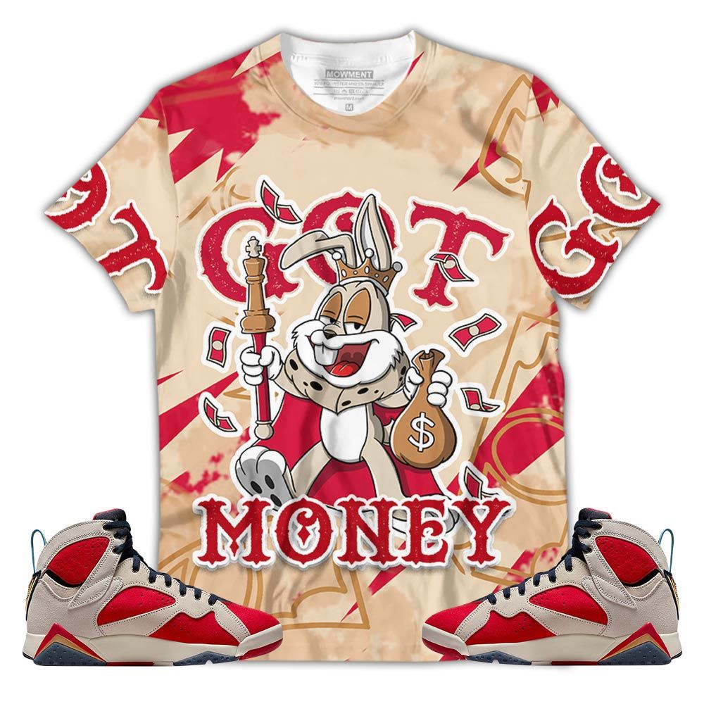 Got Money Bunny Sneaker Shirt Match Trophy Room 7S, Jordan 7 Trophy Room Hoodie Sweatshirt Tee All Over Print MKO Shirt Got Money Bunny Sneaker Shirt Match Trophy Room 7S, Jordan 7 Trophy Room Hoodie Sweatshirt Tee All Over Print MKO Shirt