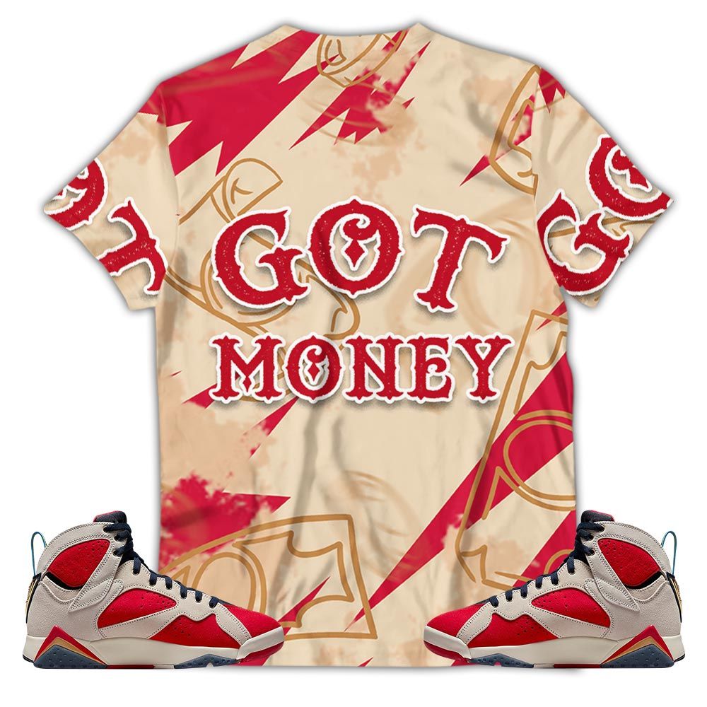 Got Money Bunny Sneaker Shirt Match Trophy Room 7S, Jordan 7 Trophy Room Hoodie Sweatshirt Tee All Over Print MKO Shirt
