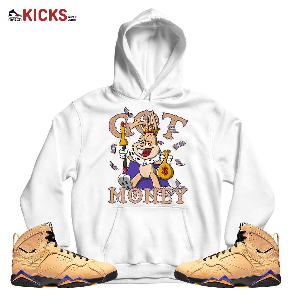 Got Money Bunny Sneaker Shirt Match Vachetta Tan 7s, Jordan 7 SE Afrobeats MKO T-Shirt Got Money Bunny Sneaker Shirt Match Vachetta Tan 7s, Jordan 7 SE Afrobeats MKO T-Shirt