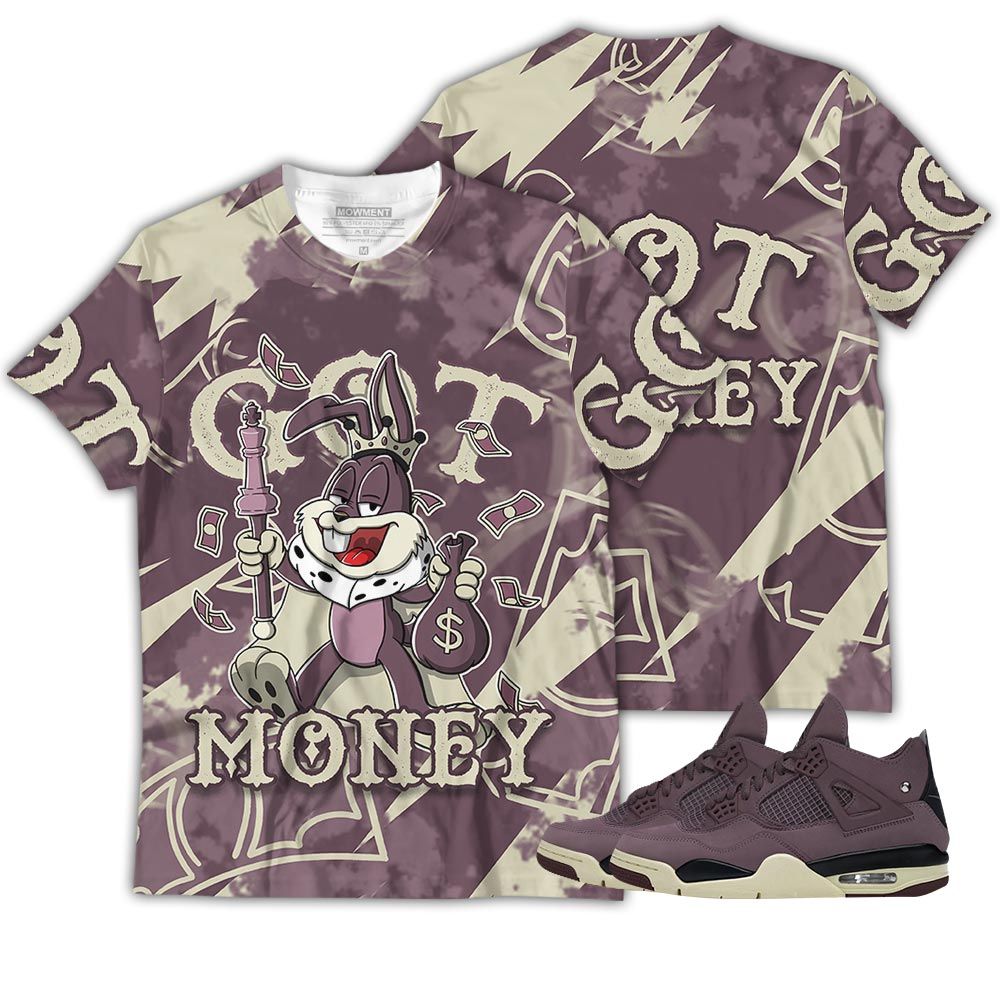 Got Money Bunny Sneaker Shirt Match Violet Ore 4S, Jordan 4 A Ma Maniere Violet Ore Hoodie Sweatshirt Tee All Over Print MKO Shirt Got Money Bunny Sneaker Shirt Match Violet Ore 4S, Jordan 4 A Ma Maniere Violet Ore Hoodie Sweatshirt Tee All Over Print MKO Shirt