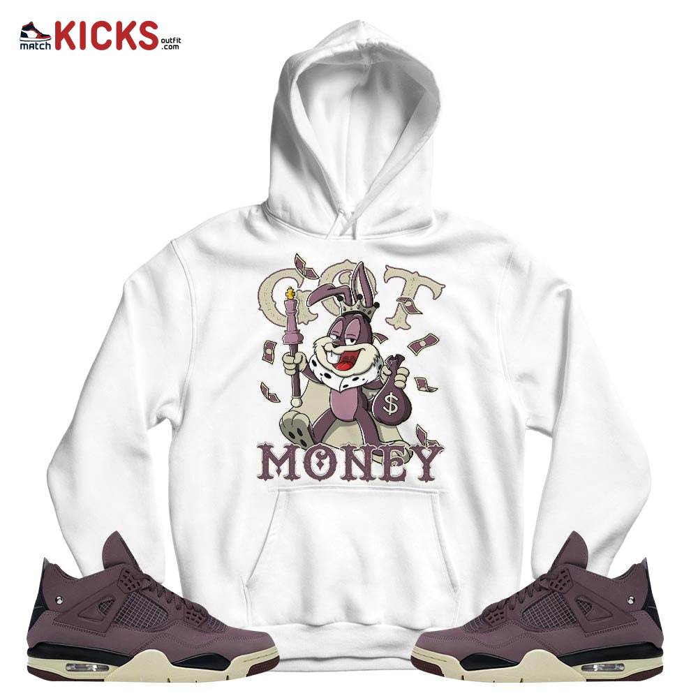 Got Money Bunny Sneaker Shirt Match Violet Ore 4s, Jordan 4 A Ma Maniere Violet Ore MKO T-Shirt Got Money Bunny Sneaker Shirt Match Violet Ore 4s, Jordan 4 A Ma Maniere Violet Ore MKO T-Shirt