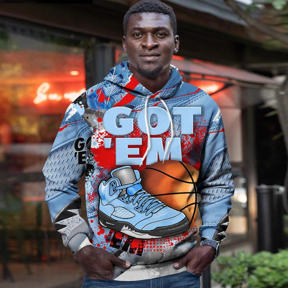 Gotem Balls Shoes Sneaker Shirt Match Retro University Blue 5S, Jordan 5 University Blue Hoodie Sweatshirt Tee All Over Print MKO Shirt Gotem Balls Shoes Sneaker Shirt Match Retro University Blue 5S, Jordan 5 University Blue Hoodie Sweatshirt Tee All Over Print MKO Shirt