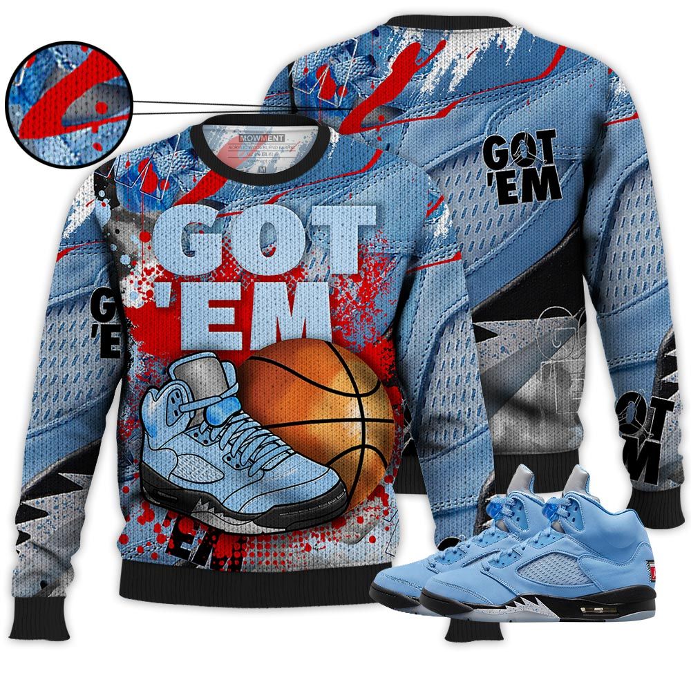 Gotem Balls Shoes Sneaker Shirt Match Retro University Blue 5S, Jordan 5 University Blue Hoodie Sweatshirt Tee All Over Print MKO Shirt Gotem Balls Shoes Sneaker Shirt Match Retro University Blue 5S, Jordan 5 University Blue Hoodie Sweatshirt Tee All Over Print MKO Shirt