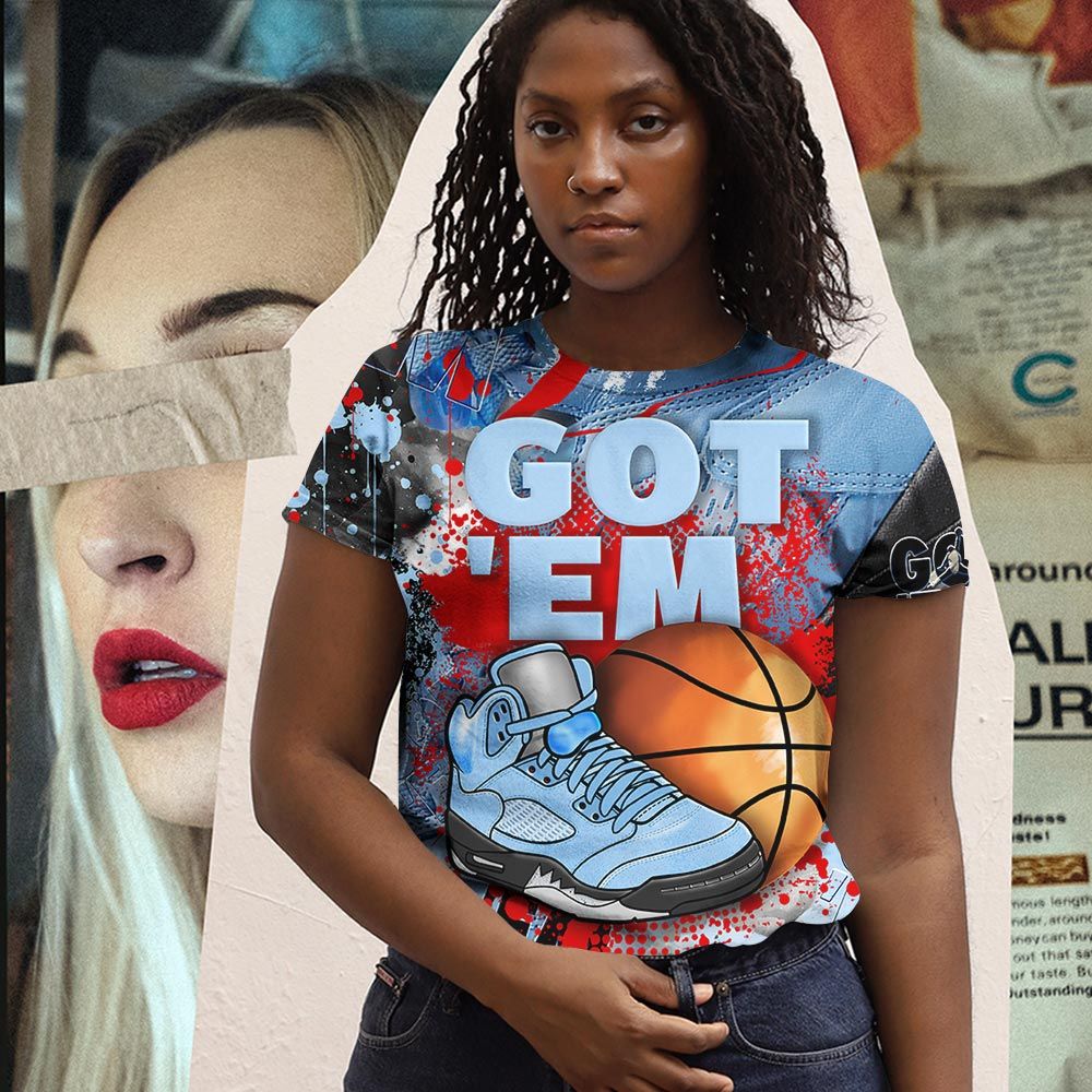 Gotem Balls Shoes Sneaker Shirt Match Retro University Blue 5S, Jordan 5 University Blue Hoodie Sweatshirt Tee All Over Print MKO Shirt Gotem Balls Shoes Sneaker Shirt Match Retro University Blue 5S, Jordan 5 University Blue Hoodie Sweatshirt Tee All Over Print MKO Shirt