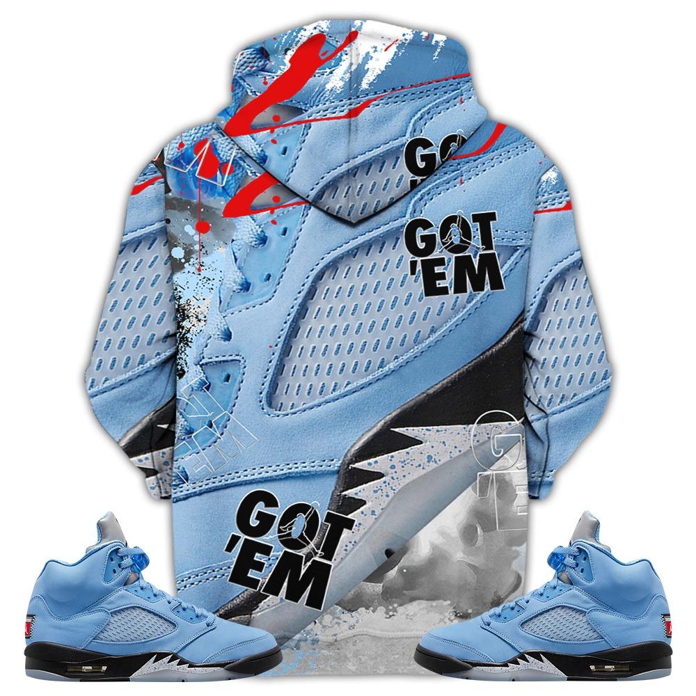 Gotem Balls Shoes Sneaker Shirt Match Retro University Blue 5S, Jordan 5 University Blue Hoodie Sweatshirt Tee All Over Print MKO Shirt Gotem Balls Shoes Sneaker Shirt Match Retro University Blue 5S, Jordan 5 University Blue Hoodie Sweatshirt Tee All Over Print MKO Shirt