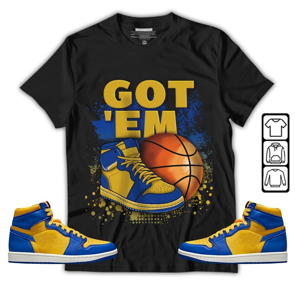 GOTEM BALLS Sneaker Shirt Match 2023 Laney 1s, Jordan 1 Retro High Laney MKO T-Shirt GOTEM BALLS Sneaker Shirt Match 2023 Laney 1s, Jordan 1 Retro High Laney MKO T-Shirt